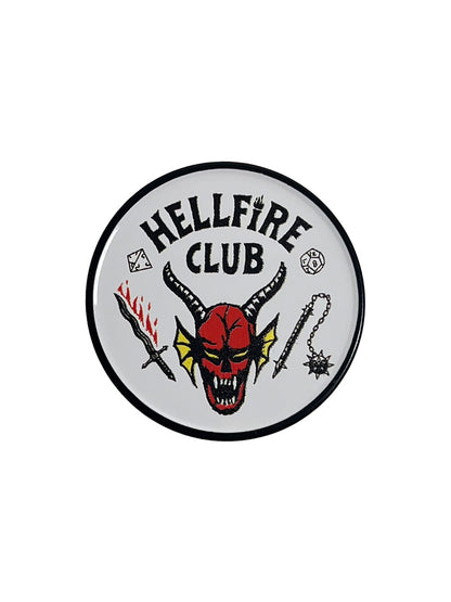 Stranger Things Hellfire Enamel Pin Badge