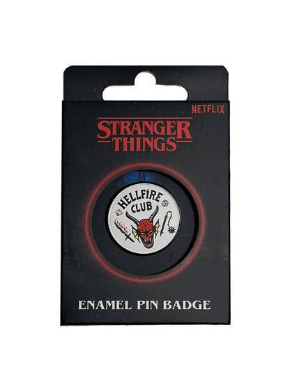 Stranger Things Hellfire Enamel Pin Badge