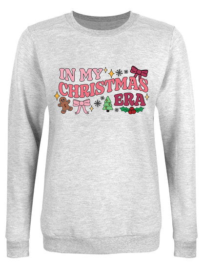 In My Christmas Era Ladies Grey Christmas Jumper