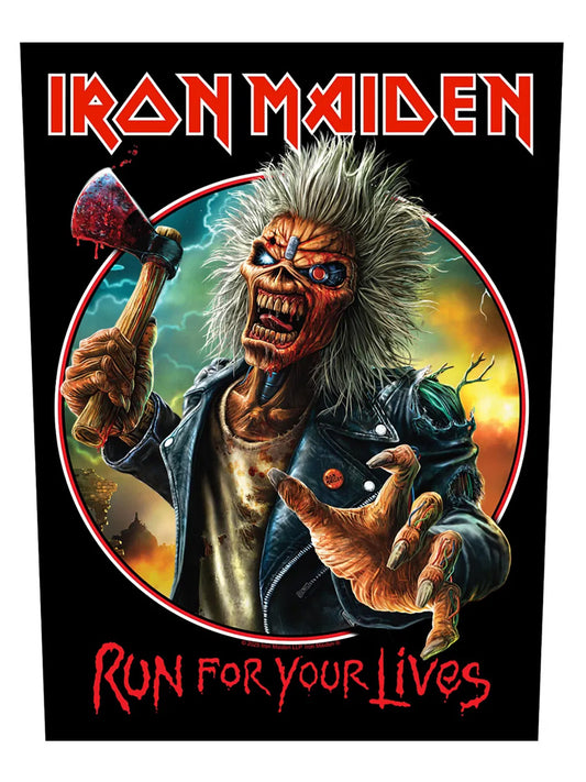 Iron Maiden Run For Your Lives Back Patch