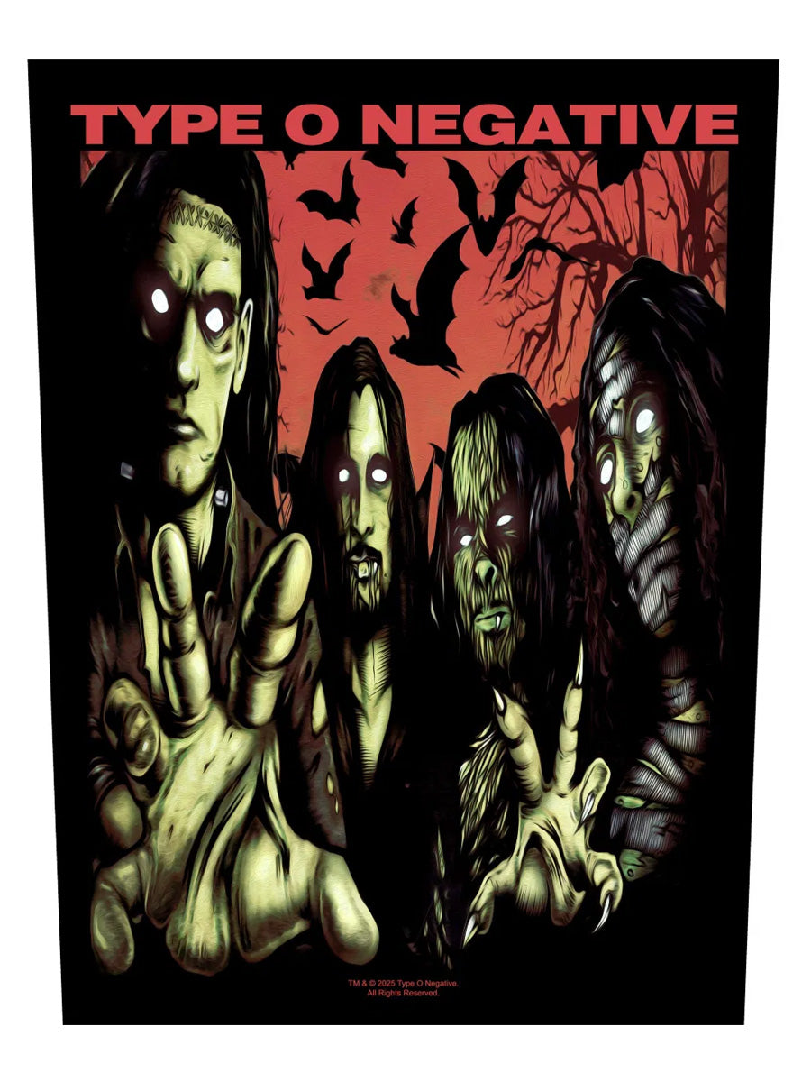 Type O Negative Halloween Back Patch
