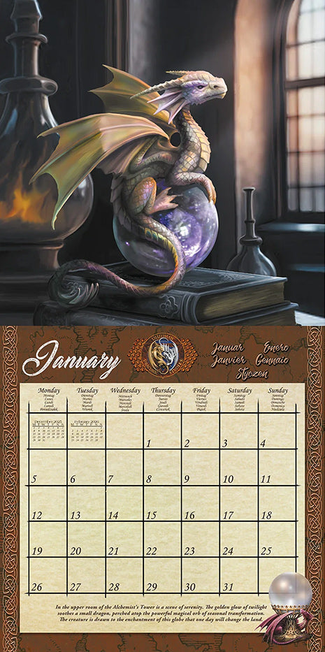 Anne Stokes (Fantasy) 2026 Square Calendar