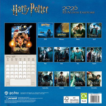 Harry Potter (One Sheets) 2026 Square Calendar