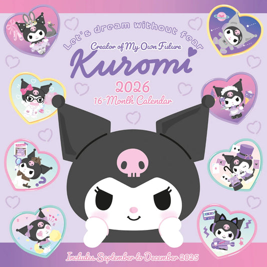 Kuromi (Dream Without Fear) 2026 Square Calendar