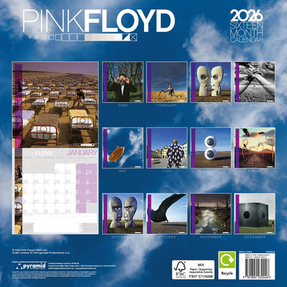 Pink Floyd (Albums) 2026 Square Calendar