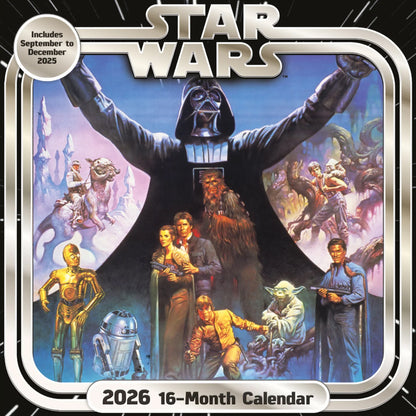 Star Wars (Classic) 2026 Square Calendar