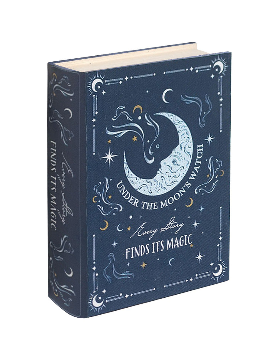 Blue Moon Book Shaped Storage Box