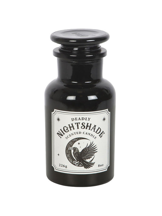 Mystic Raven Deadly Nightshade Apothecary Candle