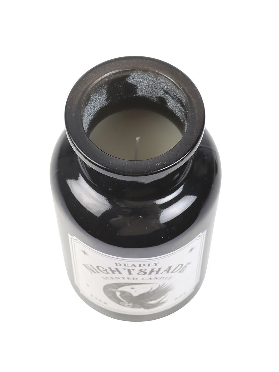 Mystic Raven Deadly Nightshade Apothecary Candle