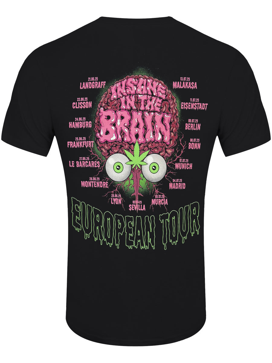 Cypress Hill Insane In The Brain EU Tour '25 Men's Black T-Shirt