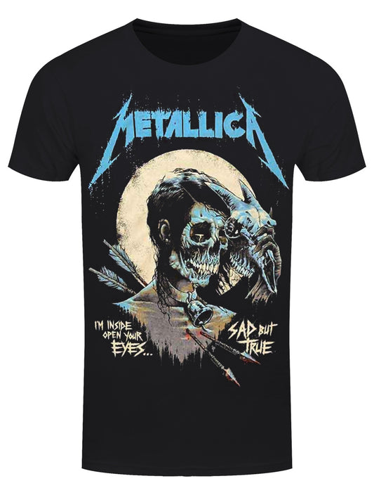 Metallica Sad But True Poster Men's Black T-Shirt