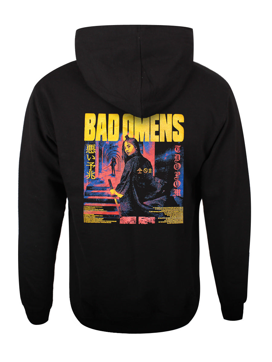 Bad Omens Samurai Woman Men's Black Pullover Hoodie