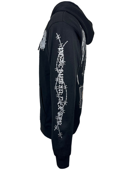 Bring Me The Horizon Nailed Symbol Men's Black Hoodie