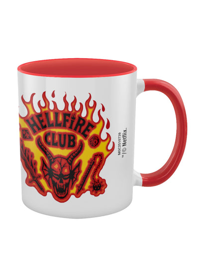 Stranger Things Hellfire Club Red Coloured Inner Mug