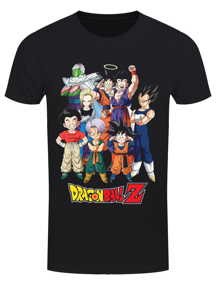 Dragonball Z Goku's Group Men's Black T-Shirt