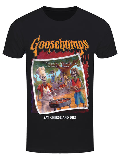 Goosebumps Say Cheese And Die Men's Black T-Shirt