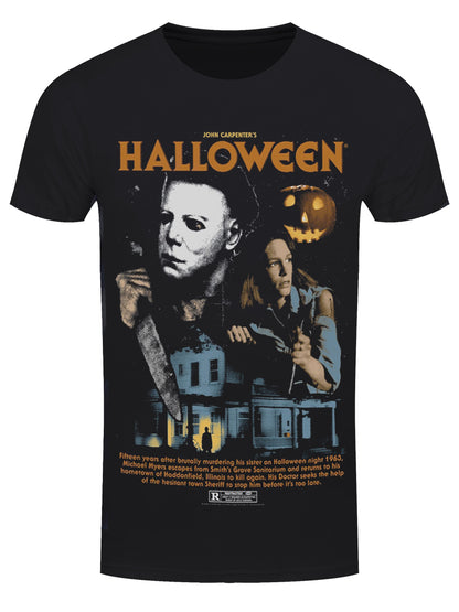 Halloween Synopsis Men's Black T-Shirt