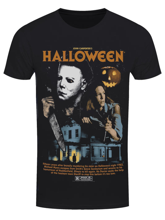 Halloween Synopsis Men's Black T-Shirt