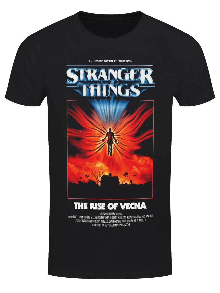 Stranger Things Rise Of Vecna Men's Black T-Shirt