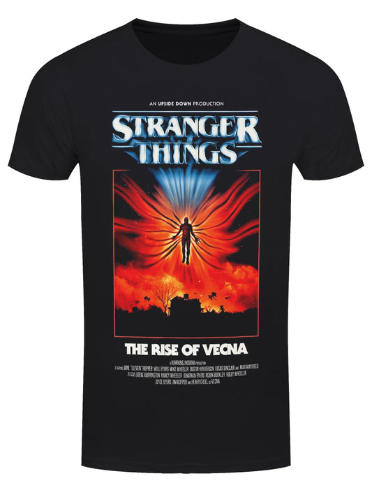 Stranger Things Rise Of Vecna Men's Black T-Shirt