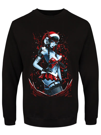 Requiem Collective Secret Santa Men's Black Christmas Jumper
