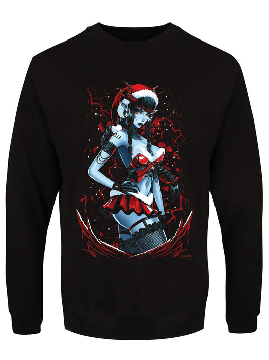 Requiem Collective Secret Santa Men's Black Christmas Jumper