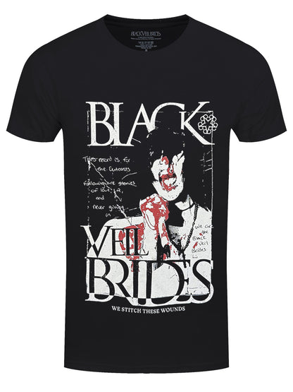 Black Veil Brides Stitch These Wounds Men's Black T-Shirt