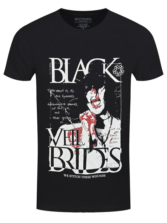 Black Veil Brides Stitch These Wounds Men's Black T-Shirt