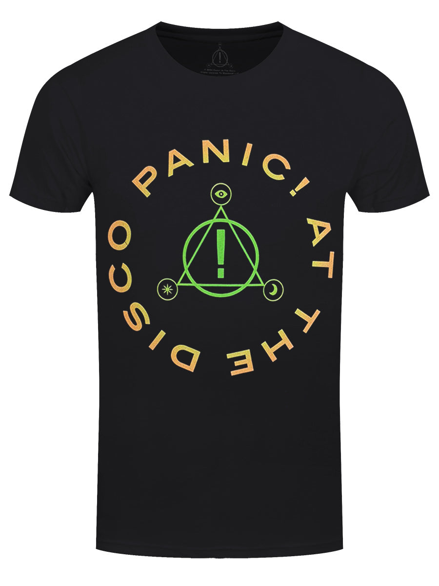 Panic! At The Disco Triangle Circle Men's Black T-Shirt