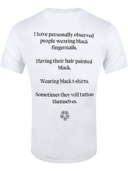 Black Veil Brides Skulls Men's White T-Shirt