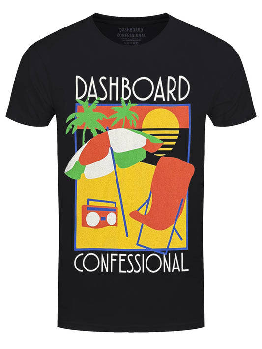 Dashboard Confessional Vacation Tour Men's Black T-Shirt