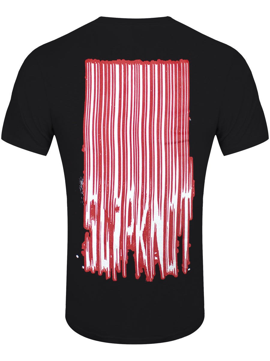 Slipknot Stretched Barcode Men's Black T-Shirt