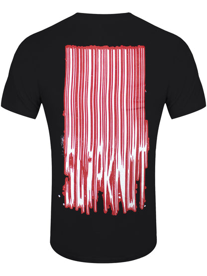 Slipknot Stretched Barcode Men's Black T-Shirt