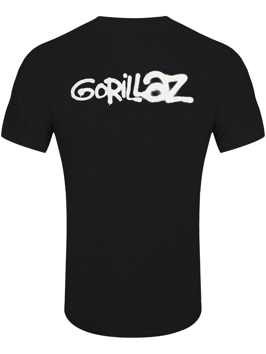 Gorillaz George Spray Men's Black T-Shirt