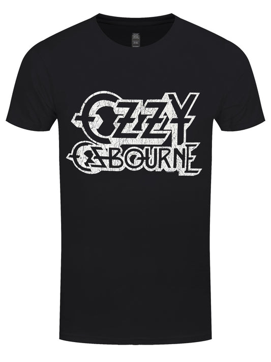 Ozzy Osbourne Vintage Logo Men's Black T-Shirt