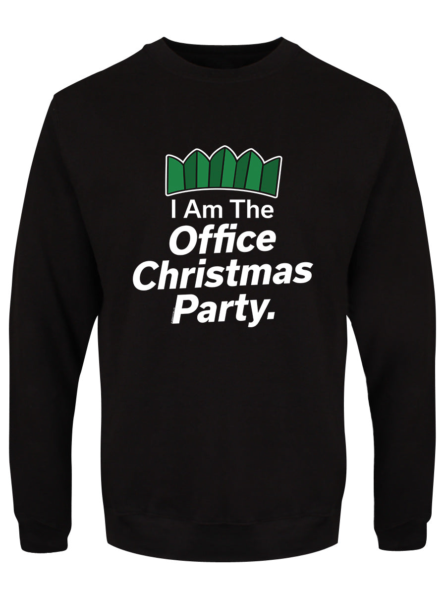 I Am The Office Christmas Party Men's Black Christmas Jumper