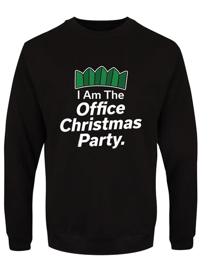 I Am The Office Christmas Party Men's Black Christmas Jumper