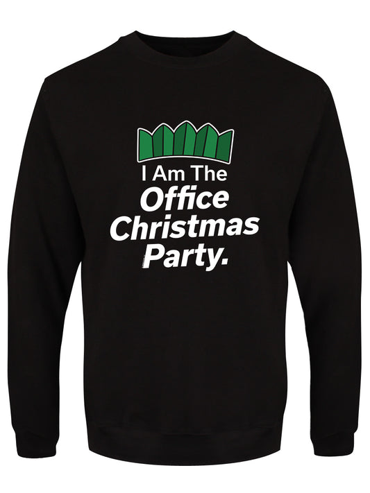 I Am The Office Christmas Party Men's Black Christmas Jumper