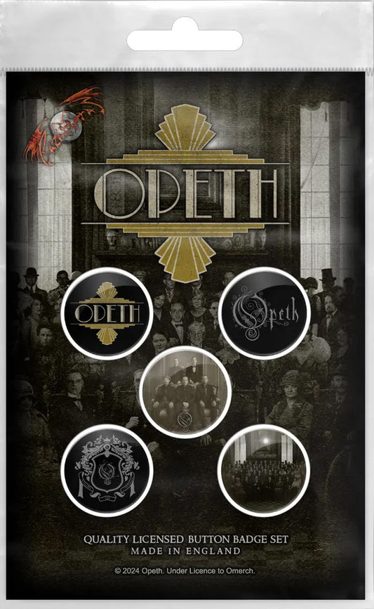 Opeth The Last Will and Testament Badge Pack