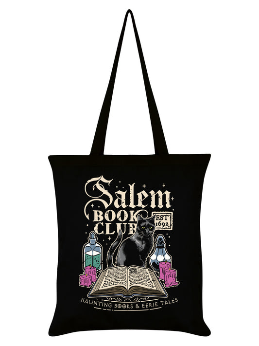 Salem Book Club Black Tote Bag