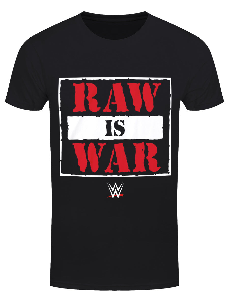 WWE Raw Is War Men's Black T-Shirt