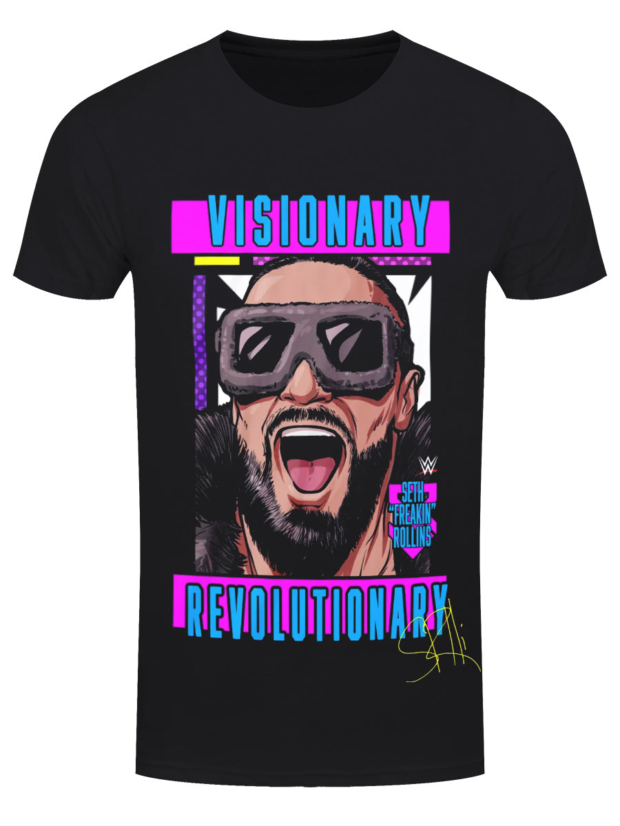 WWE Seth Rollins Visionary Men's Black T-Shirt