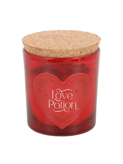 Love Potion Raspberry Crystal Chip Candle
