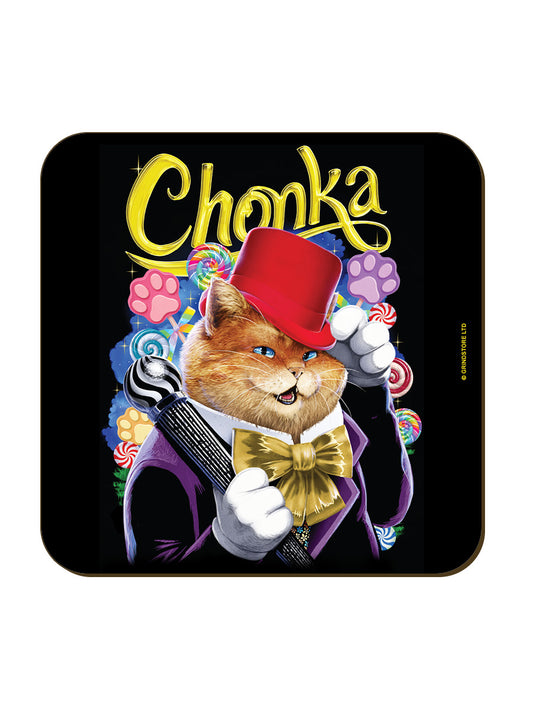 Horror Cats Chonka Square Coaster