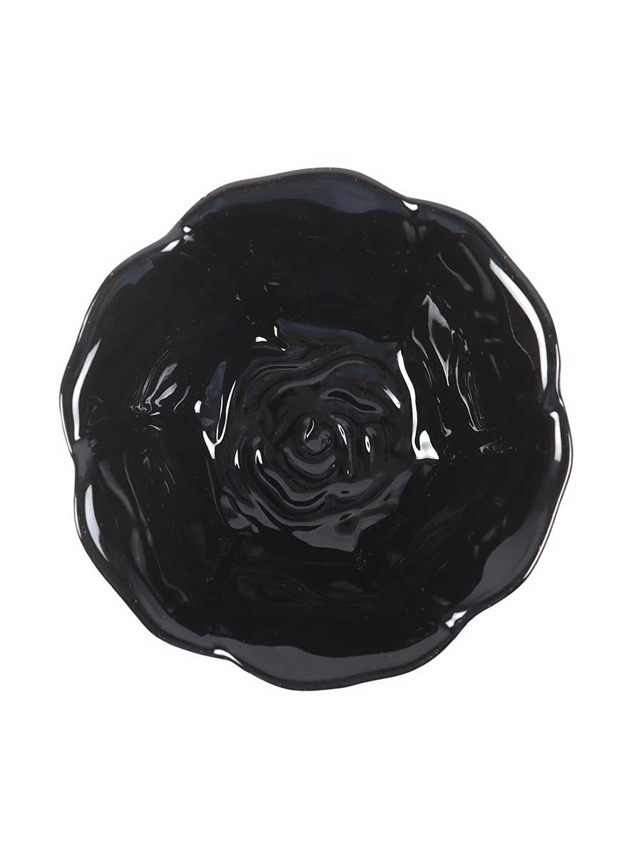 Black Rose Trinket Dish
