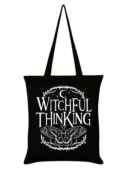 Witchful Thinking Black Tote Bag
