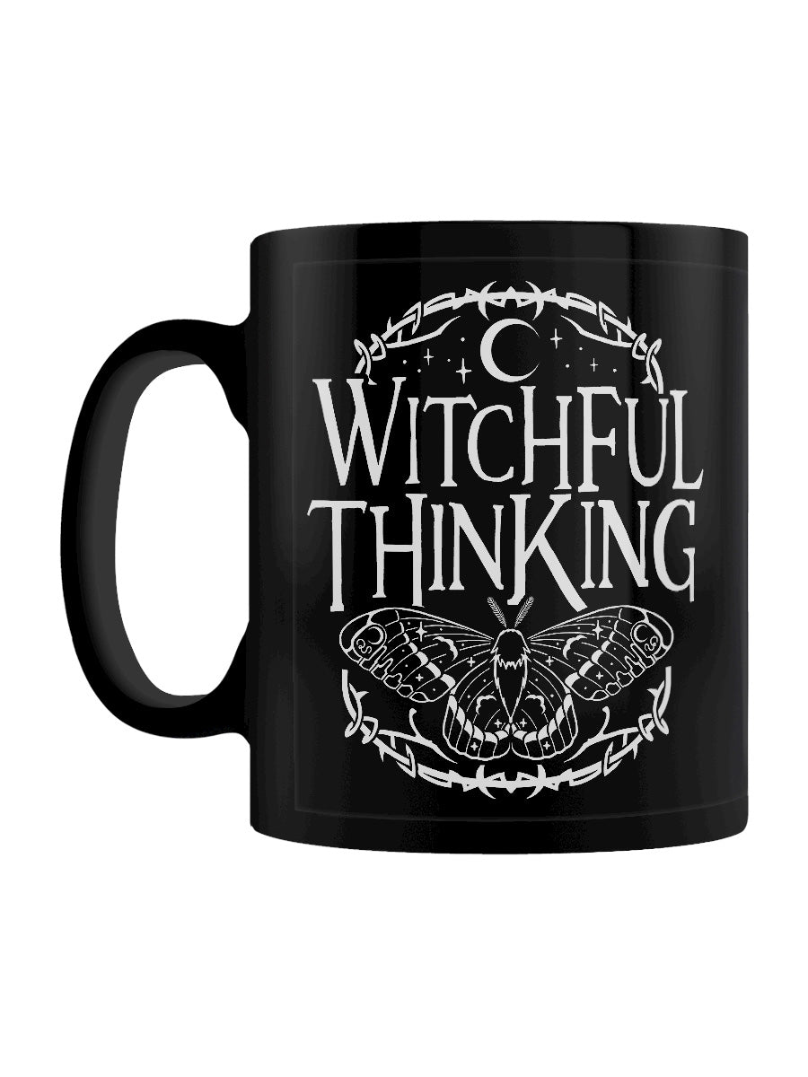 Witchful Thinking Black Mug