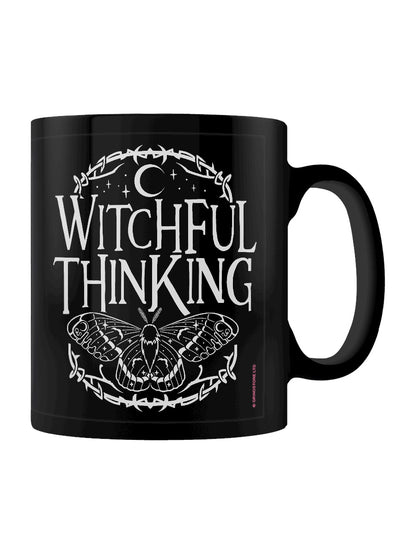 Witchful Thinking Black Mug