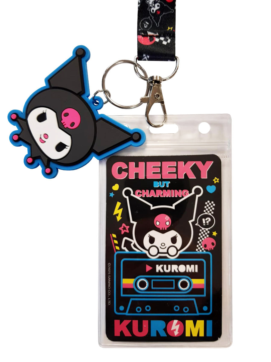 Kuromi (Punky) ID Lanyard & Keychain