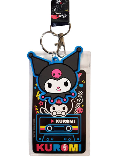 Kuromi (Punky) ID Lanyard & Keychain